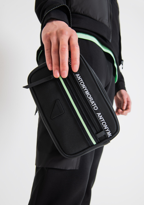 NYLON POUCH WITH REMOVABLE HANDLE - Preview Men's Collection Spring-Summer 2024 | Antony Morato Online Shop