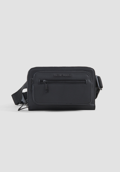 RIÑONERA CON BOLSILLO DE ECOPIEL EFECTO MARTILLADO - Bolsos | Antony Morato Online Shop