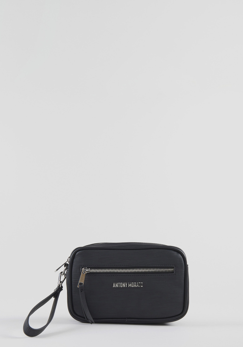 POUCH DE PIEL SINTÉTICA TRABAJADA - Bolsos | Antony Morato Online Shop
