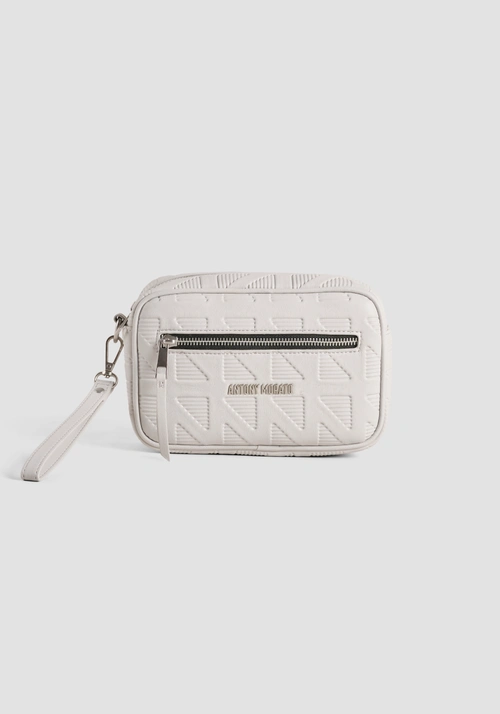 POCHETTE DE PIEL SINTÉTICA CON MOTIVO GEOMÉTRICO - Bolsos | Antony Morato Online Shop