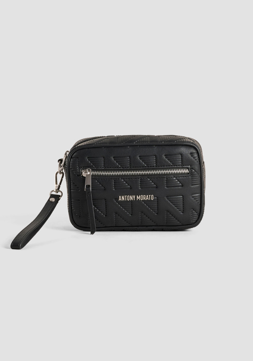 POCHETTE DE PIEL SINTÉTICA CON MOTIVO GEOMÉTRICO - Bolsos | Antony Morato Online Shop