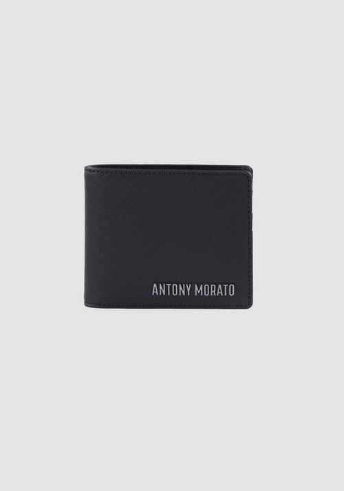 WALLET WITH METALLIC LOGO - Men's Wallets and Card Holders | Antony Morato Online Shop