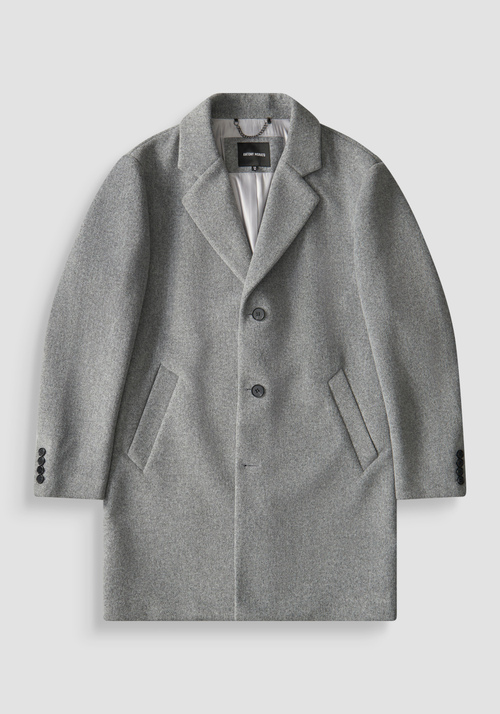 MATHIAS REGULAR FIT COAT IN WOOL BLEND WOOL BLEND - Men's Field Jackets and Coats | Antony Morato Online Shop