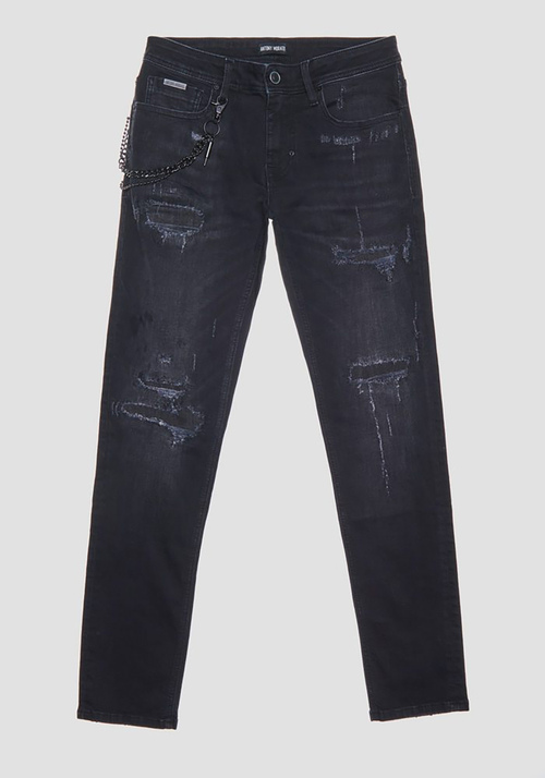 IGGY TAPERED FIT JEANS IN STRETCH DENIM - Jeans | Antony Morato Online Shop