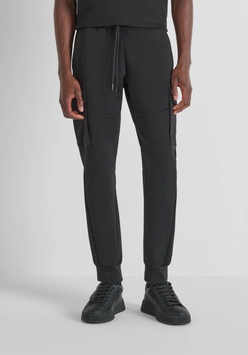 PANTALÓN DE CHÁNDAL REGULAR FIT EN MEZCLA DE ALGODÓN CON BOLSILLOS GRANDES - Nueva Colleccion FW25 | Antony Morato Online Shop