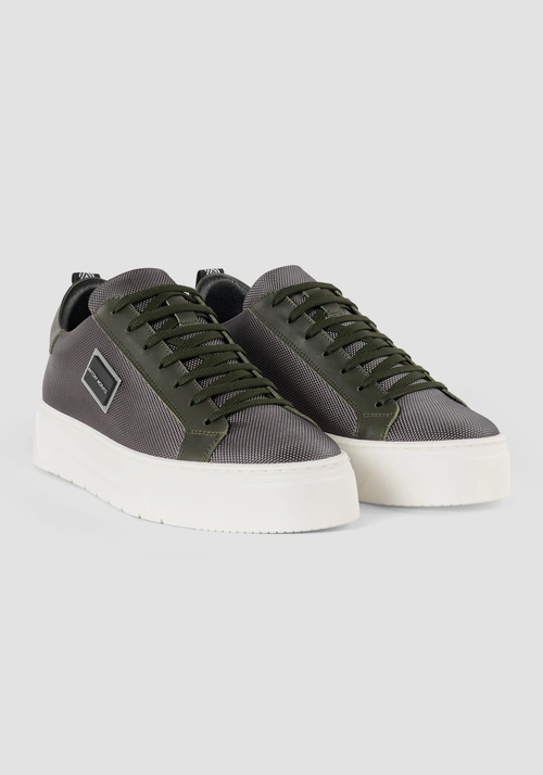 SNEAKER DEPORTIVAS «METAL BOLD» DE NAILON Y PIEL - Zapatillas | Antony Morato Online Shop