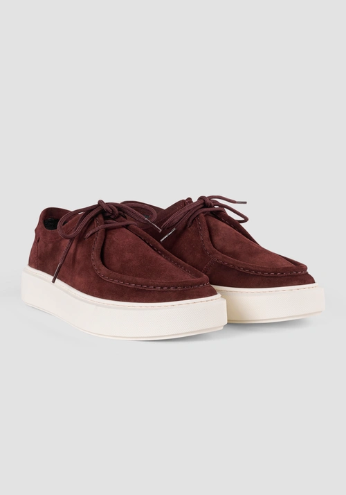MOCASÍN CON CORDONES «NICHOLAS» EN ANTE - Nuevos Productos FW25 | Antony Morato Online Shop