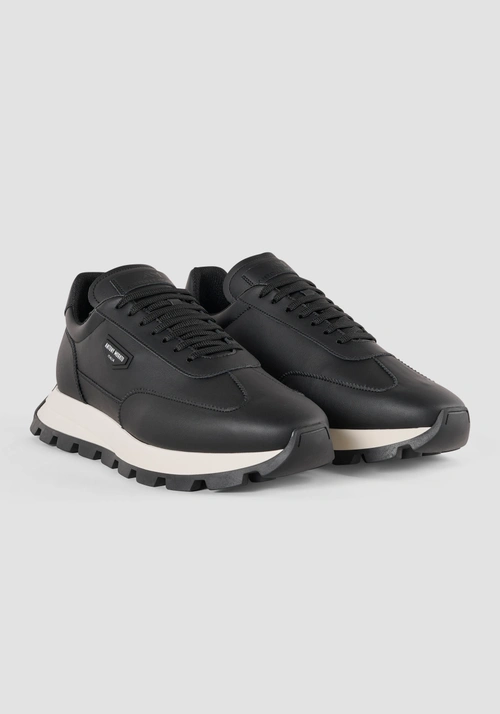 SNEAKER RUNNING METAL «RHINO» EN PIEL - Zapatillas | Antony Morato Online Shop