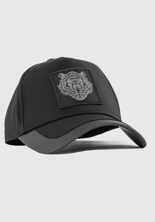POPLIN BASEBALL CAP WITH WHITE TIGER PRINT - Men's Accessories | Antony Morato Online Shop