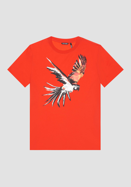 T-SHIRT REGULAR FIT IN JERSEY DI COTONE CON STAMPA PLASTIC MATT PLASTIC E GOMMATA - T-shirts & Polo Uomo | Antony Morato Online Shop