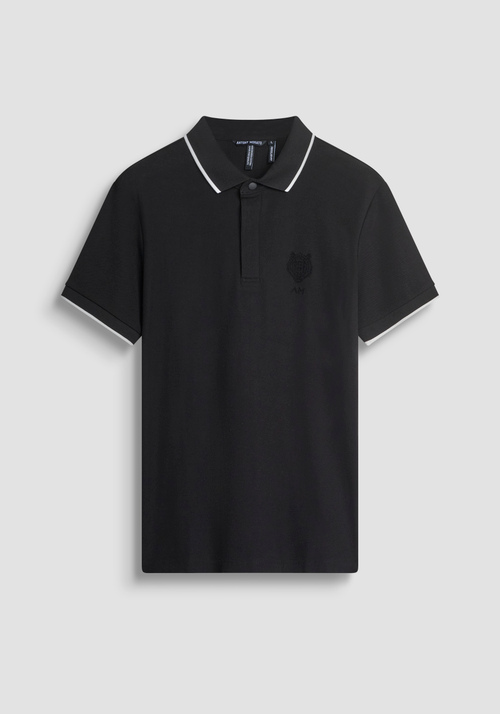 POLO REGULAR FIT IN PIQUET DI COTONE CON LOGO STAMPATO - T-shirts & Polo Uomo | Antony Morato Online Shop