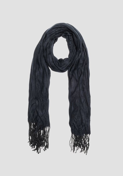 JAQUARD PRINT WHITE SCARF - Men's Scarves | Antony Morato Online Shop