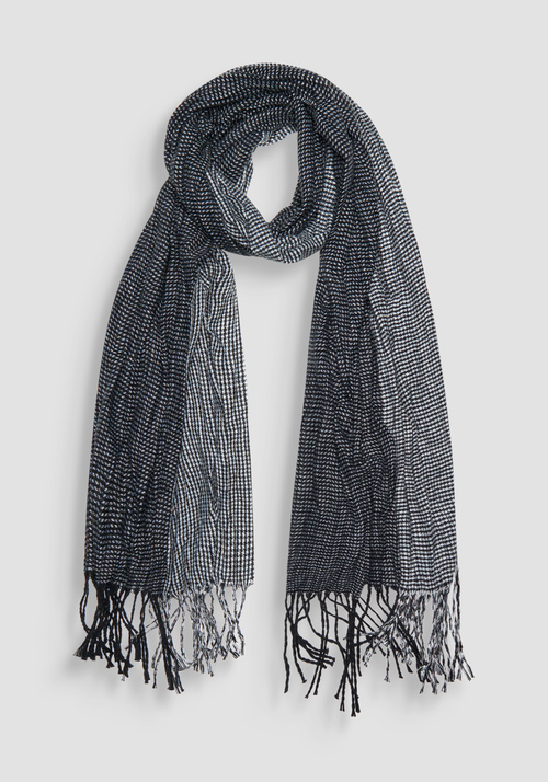 GREY SCARF WITH JACQUARD PRINT - Men's Scarves | Antony Morato Online Shop