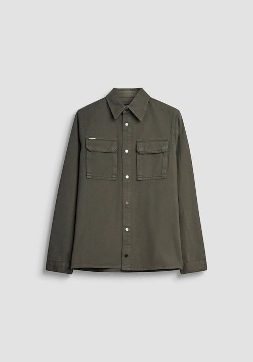 CAMISA REGULAR FIT «BOB» EN DENIM DE COLOR - Camisas | Antony Morato Online Shop