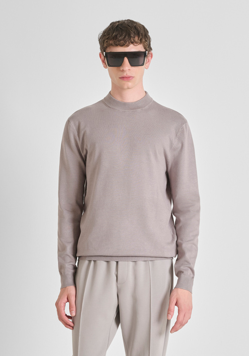 MAGLIA SLIM FIT IN MISTO VISCOSA ELASTICA CON COLLETTO - Maglieria Uomo | Antony Morato Online Shop