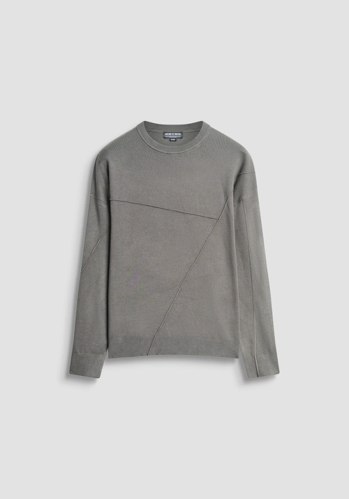 RELAXED FIT SWEATER IN VISCOSE BLEND - Over fit sweaters | Antony Morato Online Shop