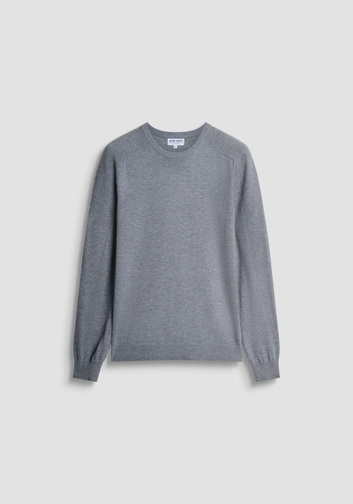 PULL COUPE REGULAR EN MÉLANGE DE LAINE MÉRINOS - Pulls | Antony Morato Online Shop