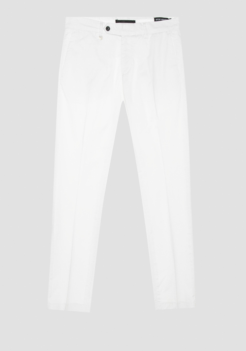 "BRYAN" SKINNY FIT TROUSERS IN GABARDINE STRETCH - Trousers | Antony Morato Online Shop