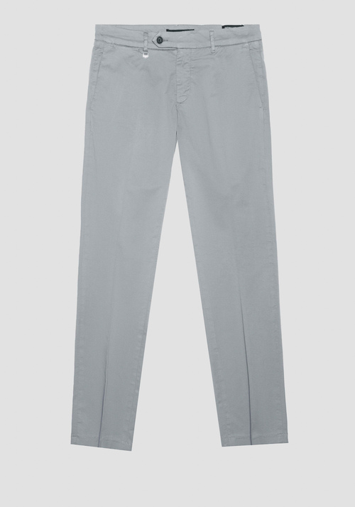 "BRYAN" SKINNY FIT TROUSERS IN GABARDINE STRETCH - Men's Trousers | Antony Morato Online Shop