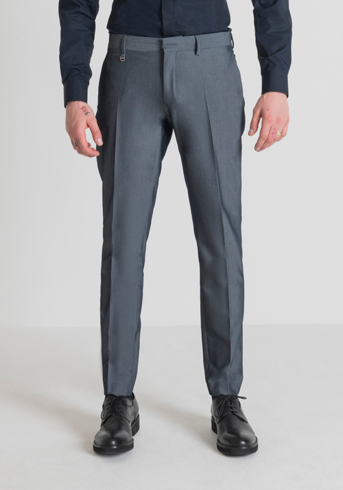 Ankle Fit Dark Grey 4 Way Stretchable Formal Pants – Stagbeetle-mncb.edu.vn