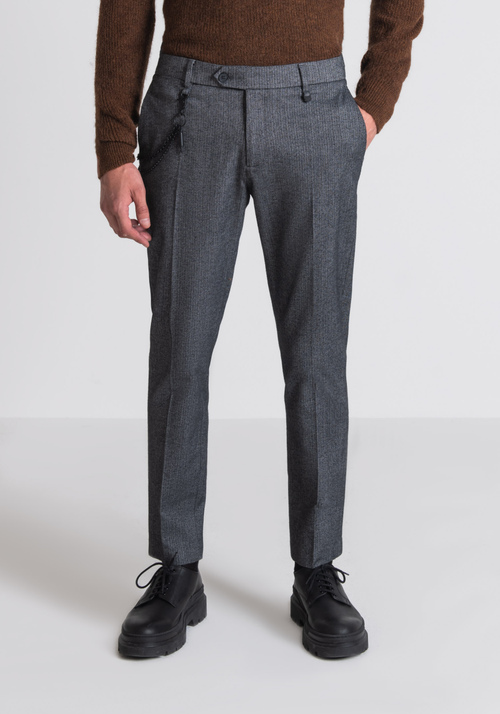 "JAGGER" CARROT FIT TROUSERS IN SOFT STRETCH COTTON - Trousers | Antony Morato Online Shop