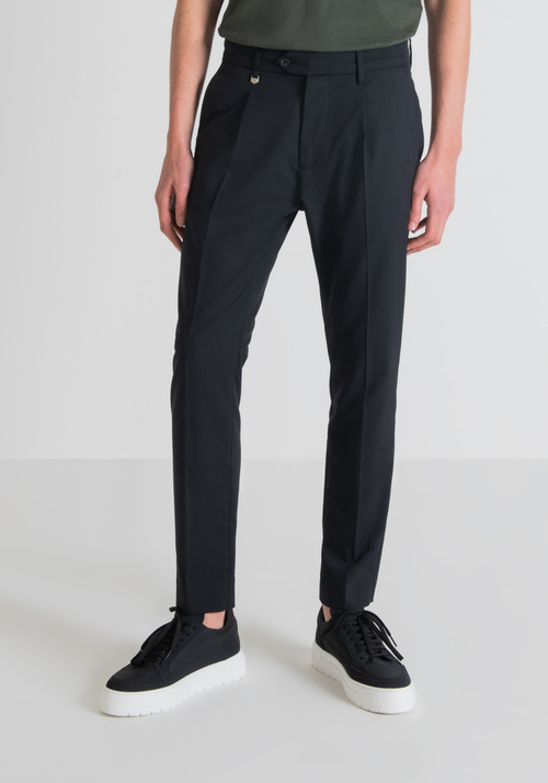 “QUENTIN” CARROT-FIT TROUSERS - Trousers | Antony Morato Online Shop
