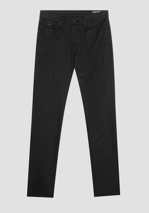 “BARRET” SKINNY-FIT TROUSERS IN STRETCH WOVEN COTTON - Men's Trousers | Antony Morato Online Shop