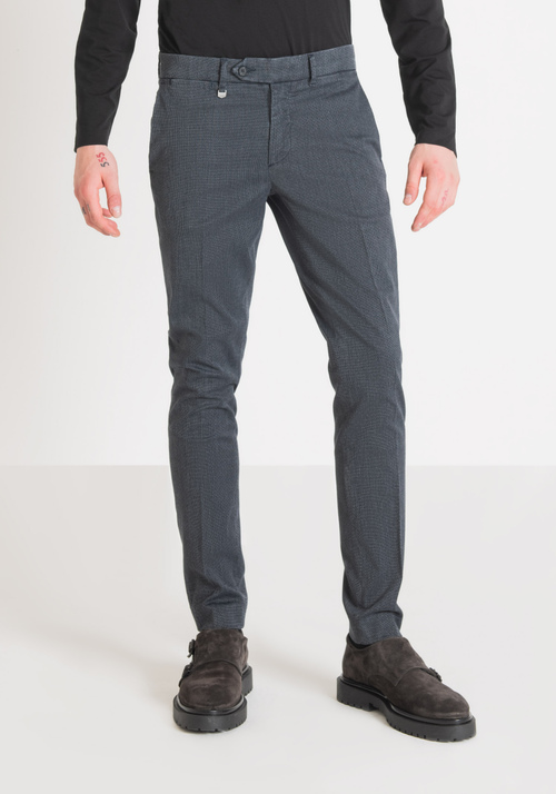 Buy Cool And Comfortable Cotton Dark Grey Trousers Mens Online