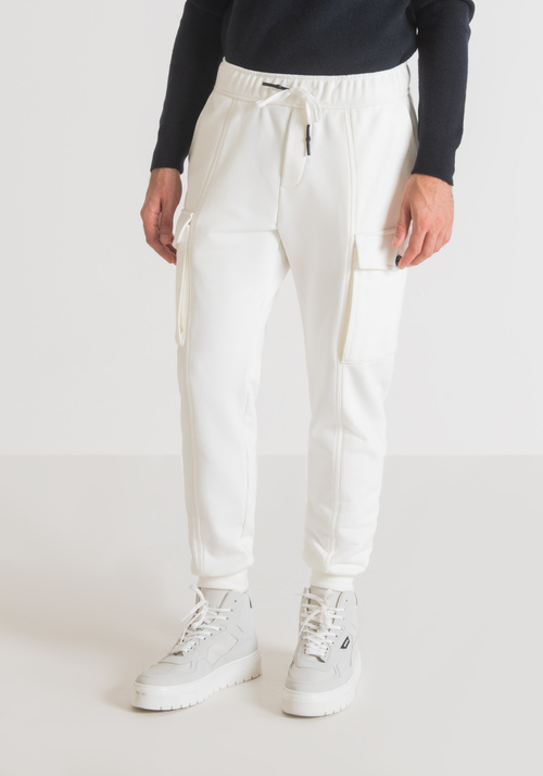 REGULAR-FIT SWEATPANTS IN COTTON BLEND WITH LARGE POCKETS - Men's Trousers | Antony Morato Online Shop