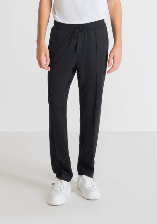 REGULAR STRAIGHT FIT SWEATPANTS IN VISCOSE BLEND - Men's Trousers | Antony Morato Online Shop