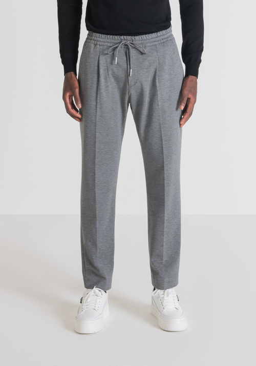 "NEI" REGULAR-FIT TROUSERS WITH ELASTIC AND DRAWSTRING - Trousers | Antony Morato Online Shop