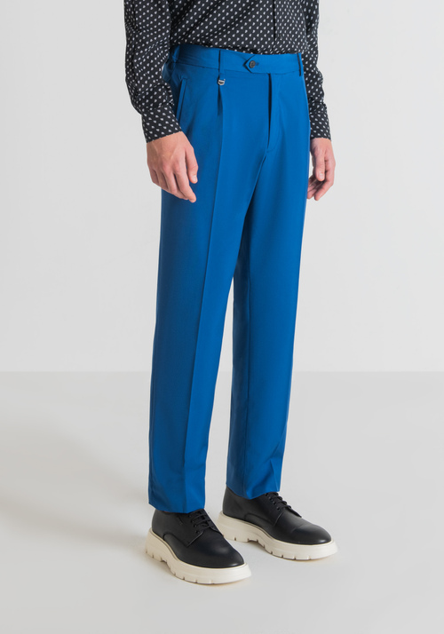 "ROGER" REGULAR STRAIGHT FIT TROUSERS - Men's Trousers | Antony Morato Online Shop