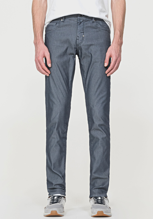 “BARRET” SKINNY-FIT TROUSERS IN STRETCH COTTON BLEND - Trousers | Antony Morato Online Shop