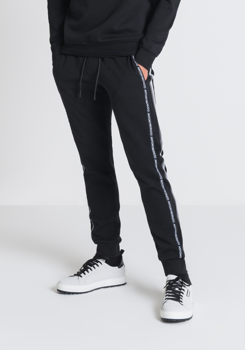 SOFT SLIM FIT SWEATPANTS WITH SIDE STRIP - Clothing | Antony Morato Online Shop
