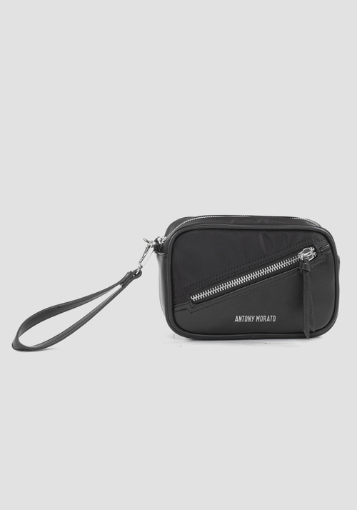 POUCH IN TECHNICAL FABRIC AND FAUX LEATHER - Accessories | Antony Morato Online Shop