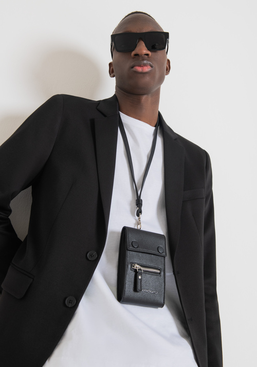 FAUX LEATHER SMARTPHONE POUCH - Men's Handbags | Antony Morato Online Shop