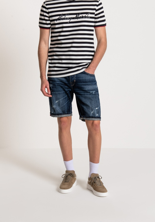 SHORTS „BAART“ MIT SLIM-PASSFORM AUS DENIM - Jeans | Antony Morato Online Shop