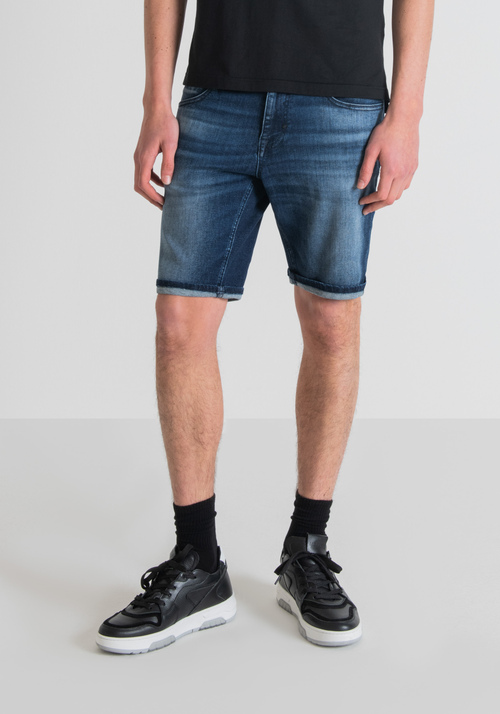 SKINNY FIT SHORTS „DAVE“ AUS STRETCH-DENIM - Jeans | Antony Morato Online Shop