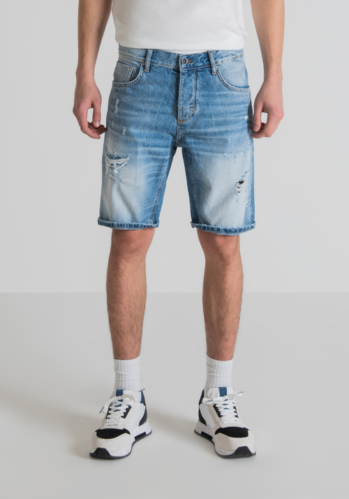SHORT SLIM FIT « ARGON » EN DENIM CONFORT - Jeans | Antony Morato Online Shop