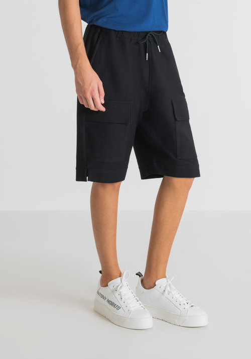 REGULAR FIT SHORTS IN SOFT STRETCH COTTON BLEND TWILL - Men's Shorts | Antony Morato Online Shop