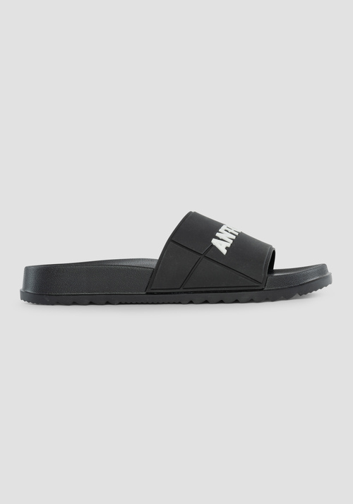 "MALIK" SLIPPERS WITH LOGOED BAND - Footwear | Antony Morato Online Shop