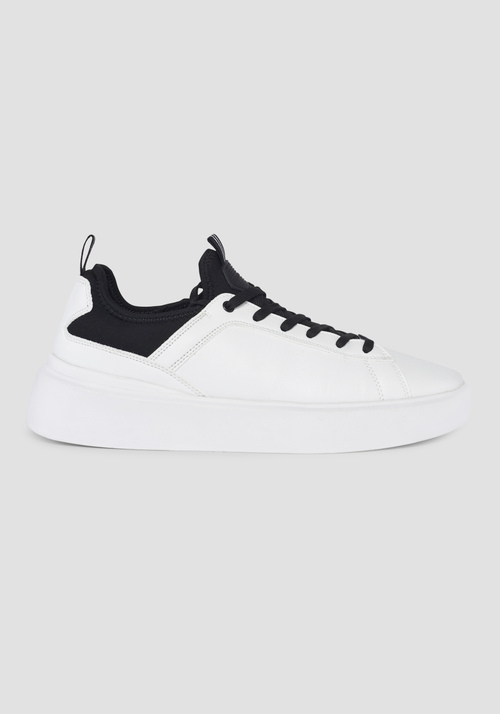 "BARNET" SNEAKER IN FAUX LEATHER AND TECHNICAL FABRIC - Men's Shoes | Antony Morato Online Shop