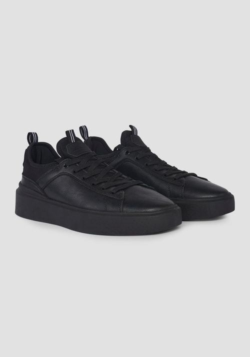 "BARNET" SNEAKER IN FAUX LEATHER AND TECHNICAL FABRIC - Sneakers | Antony Morato Online Shop