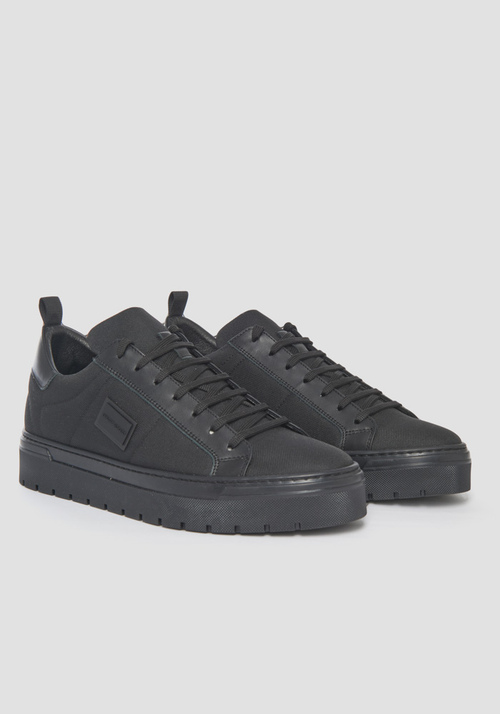 "METAL BOLD" LOW-TOP SNEAKERS WITH LEATHER DETAILS - Sneakers | Antony Morato Online Shop
