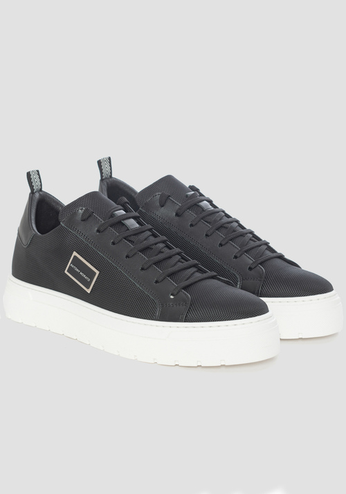 LOW "METAL BOLD" LEATHER SNEAKERS - Carry Over | Antony Morato Online Shop