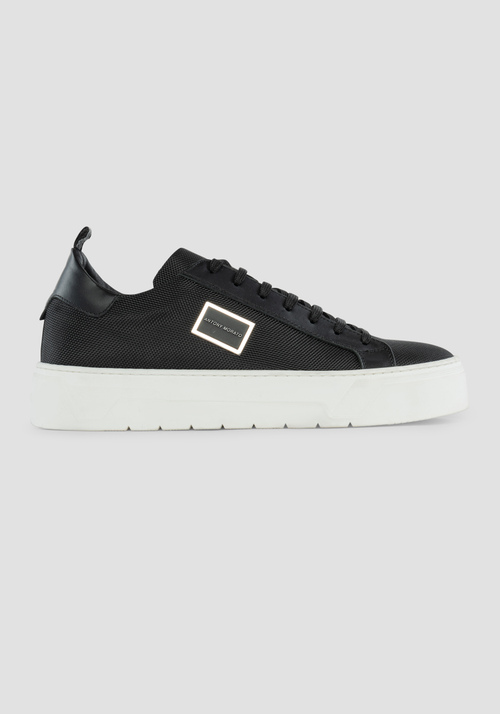 "NEW METAL BOLD" LOW-TOP SNEAKERS WITH LEATHER DETAILS - Men's Sneakers | Antony Morato Online Shop