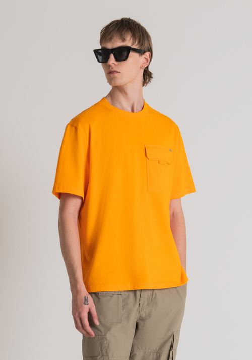 T-SHIRT OVERSIZE EN PUR COTON AVEC POCHE POITRINE - T-shirts et polos | Antony Morato Online Shop