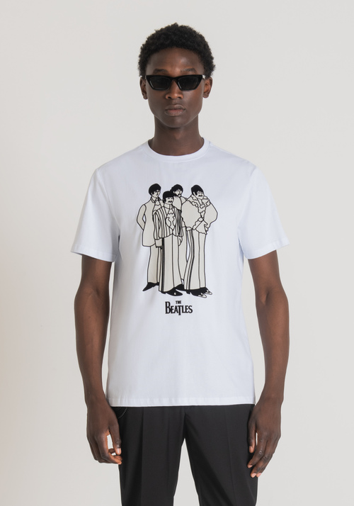 REGULAR FIT T-SHIRT IN 100% COTTON WITH "THE BEATLES" PRINT - Men's T-shirts & Polo | Antony Morato Online Shop