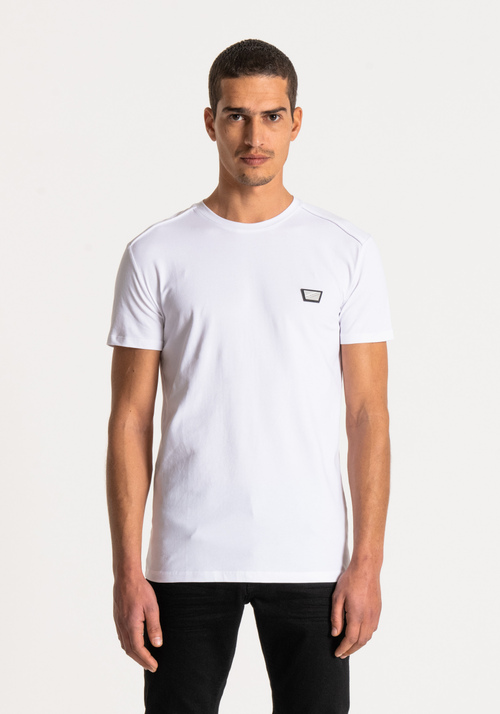 SUPER-SLIM-FIT T-SHIRT IN STRETCHY COTTON - T-shirts and Polo | Antony Morato Online Shop
