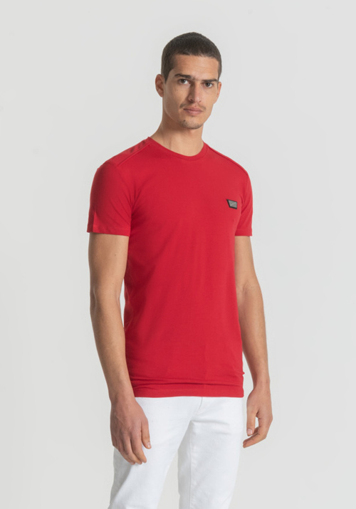 SUPER-SLIM-FIT T-SHIRT IN STRETCHY COTTON | Antony Morato Online Shop
